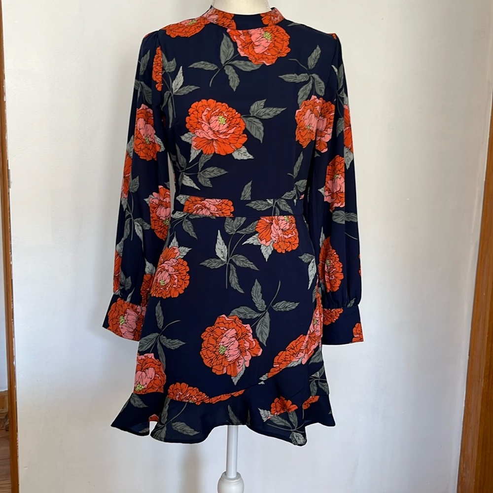 Wednesday’s girl floral long sleeve dress Nwt  small